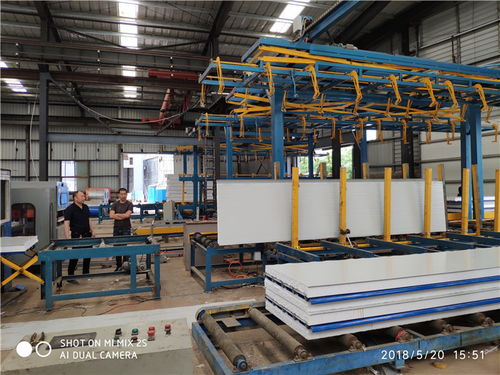 彩鋼復合板生產所需的主要機械設備